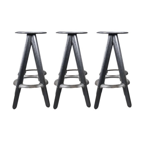 Tom Dixon Slab Bar Stool, Set of Three @ REHAUS