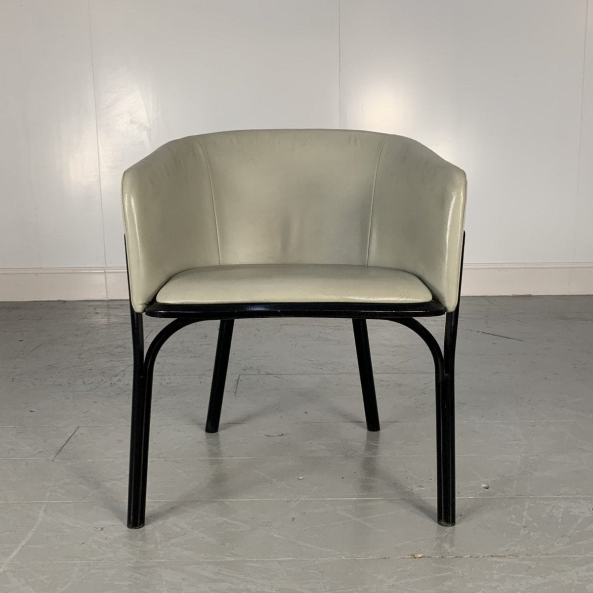 Ton Split Armchair in Leather & Dark Wenge - 20 Available @ REHAUS