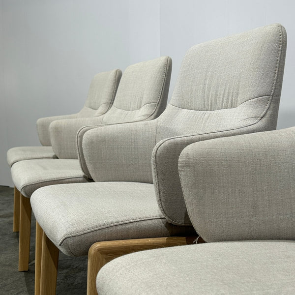 Vanilla Low Back Armchairs by Stressless, Set of Four @ REHAUS