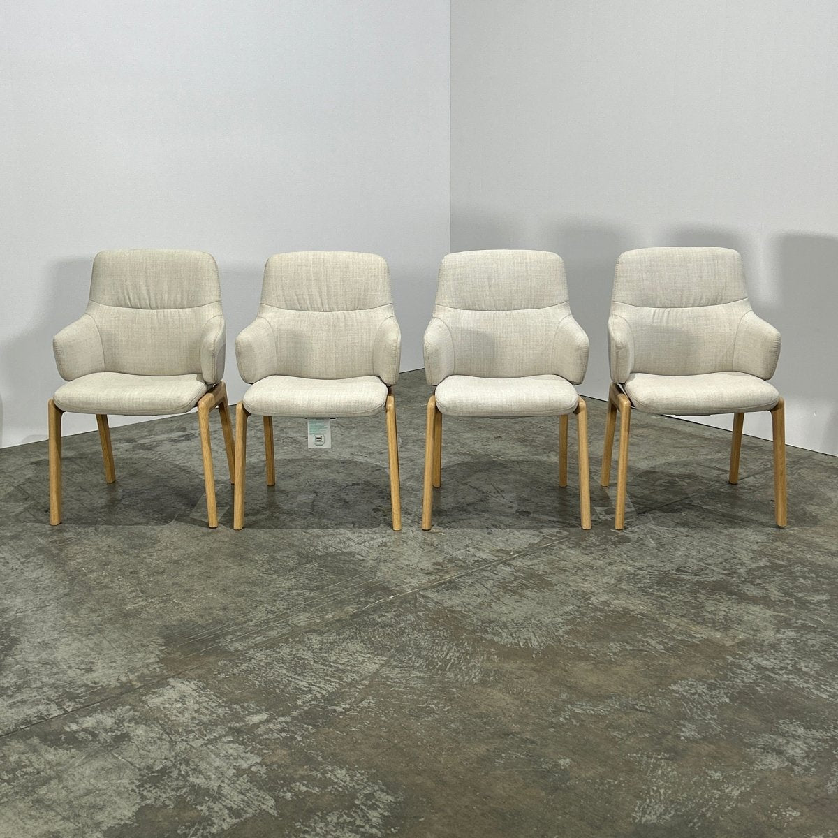 Vanilla Low Back Armchairs by Stressless, Set of Four @ REHAUS