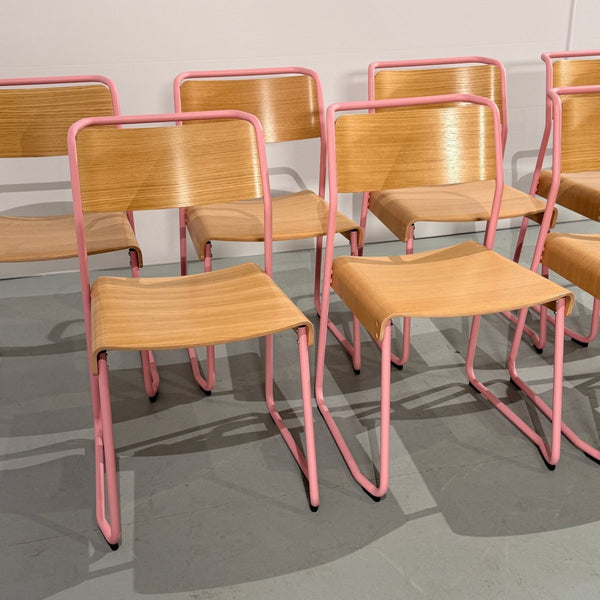VG&P Canteen Chairs by Klauser & Carpenter, Set of Eight @ REHAUS