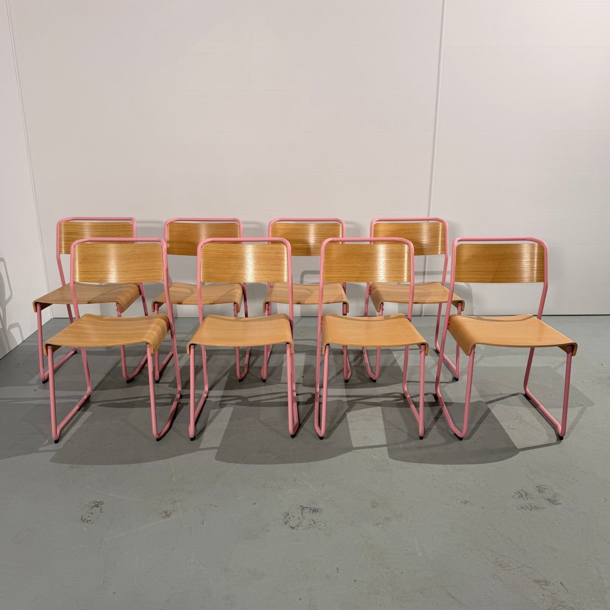 VG&P Canteen Chairs by Klauser & Carpenter, Set of Eight @ REHAUS