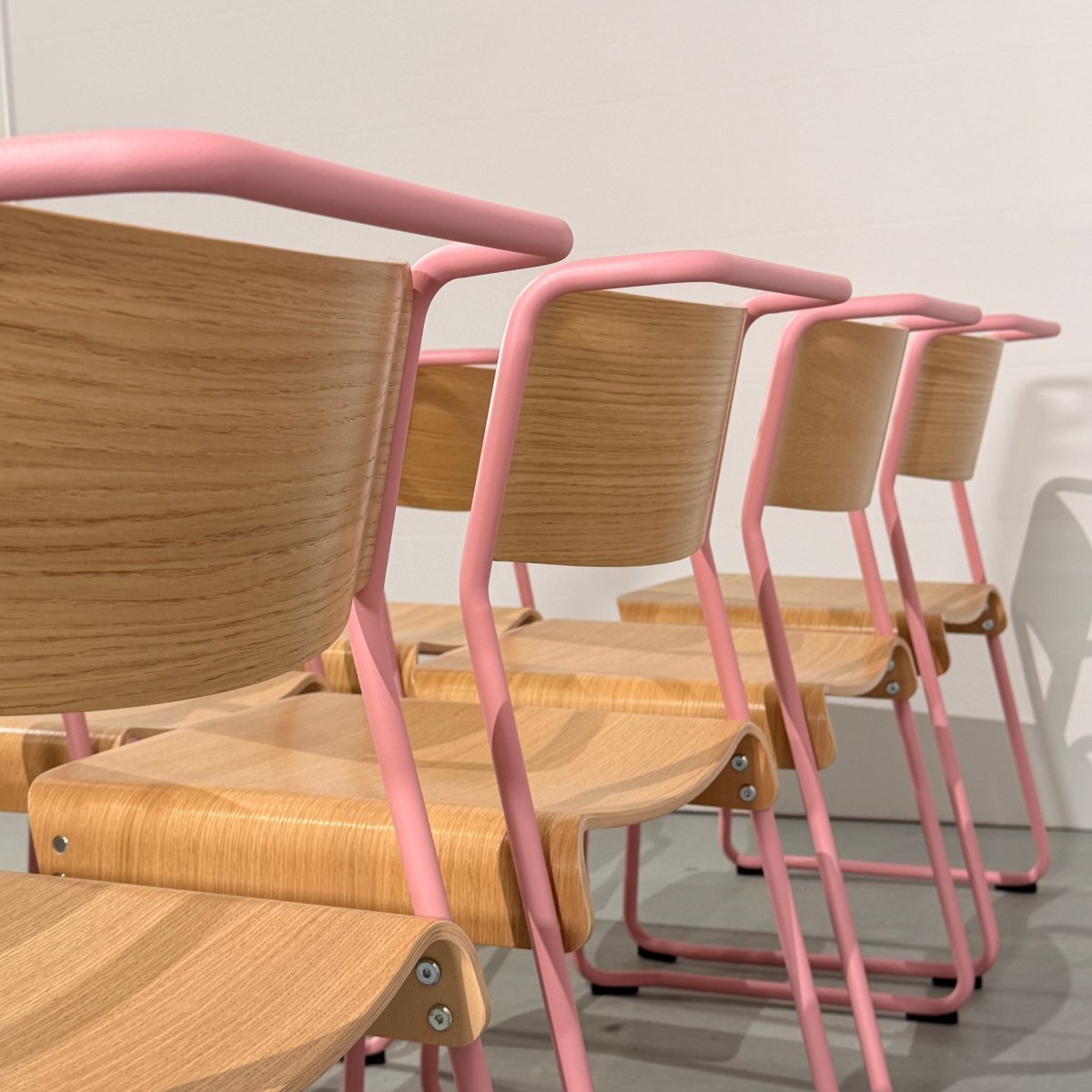VG&P Canteen Chairs by Klauser & Carpenter, Set of Eight @ REHAUS