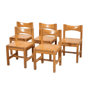 Vintage Hongisto Chairs by Ilmari Tapiovaara for Laukaan Puu, Set of Five @ REHAUS