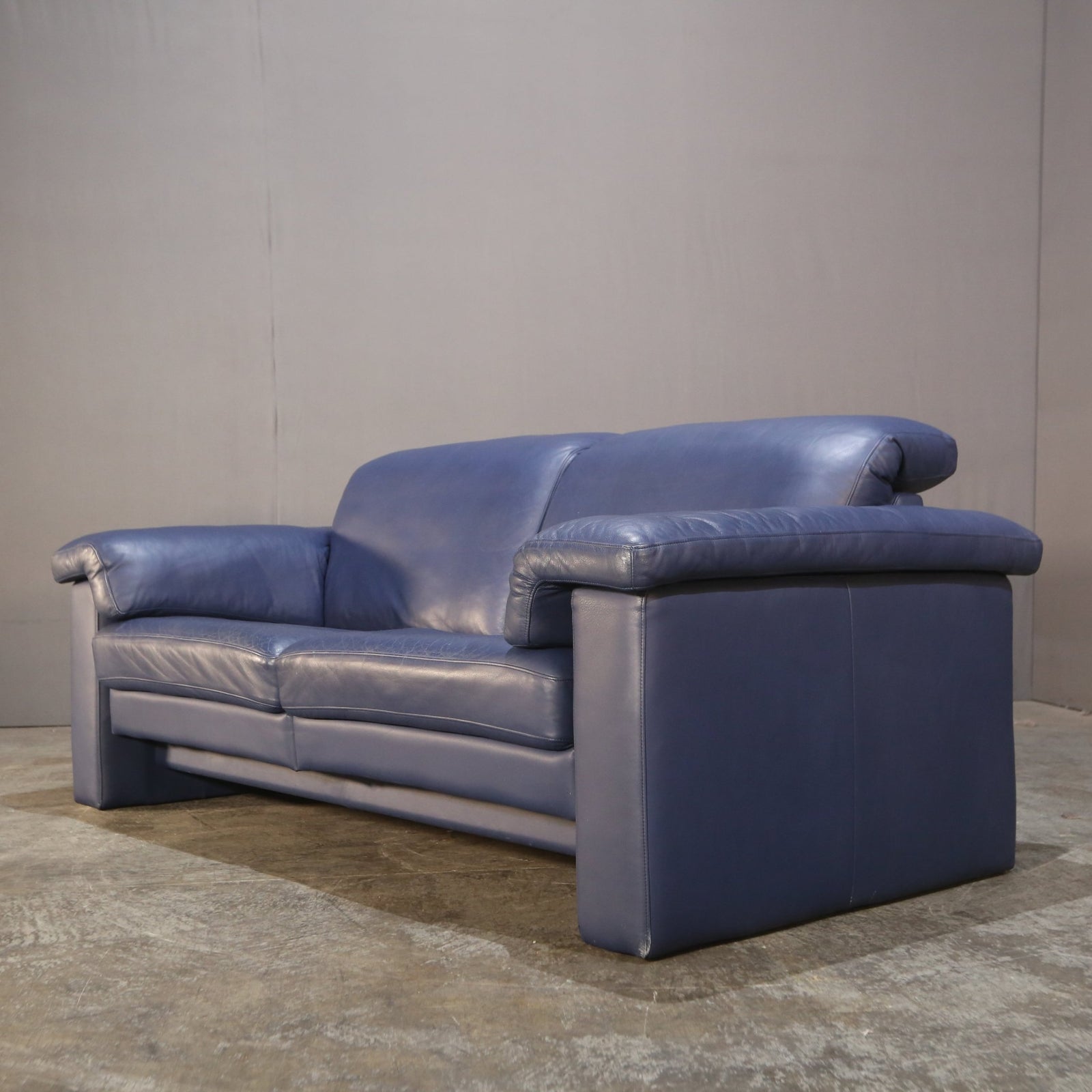 Vintage Two Seater Leather Sofa by Rolf Benz @ REHAUS