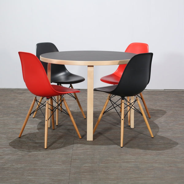 Vitra Black Eames DSW Chair, Set of Two @ REHAUS