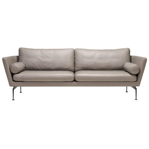 Vitra by Antonio Citterio Grey Leather Suita Three - Seat Sofa, 2021 - REHAUS - Antonio Citterio