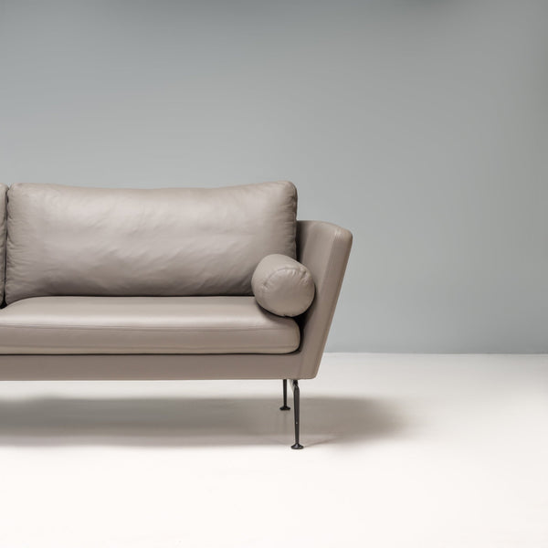 Vitra by Antonio Citterio Grey Leather Suita Three - Seat Sofa, 2021 - REHAUS - Antonio Citterio