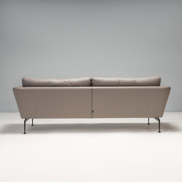 Vitra by Antonio Citterio Grey Leather Suita Three - Seat Sofa, 2021 - REHAUS - Antonio Citterio