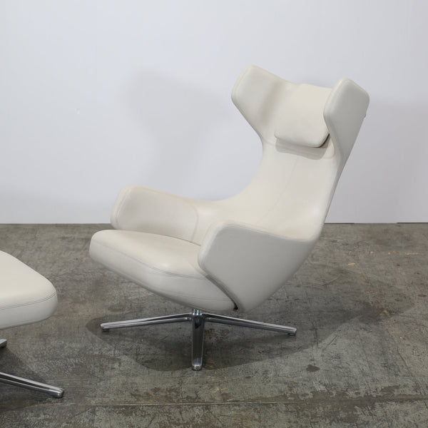 Vitra Grand Repos Lounge Chair & Footstool @ REHAUS