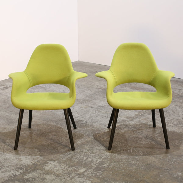 Vitra Organic Chair by Charles Eames & Eero Saarinen, Set of Two @ REHAUS