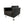 Vitra Park Armchair - In Jet Black Leather @ REHAUS