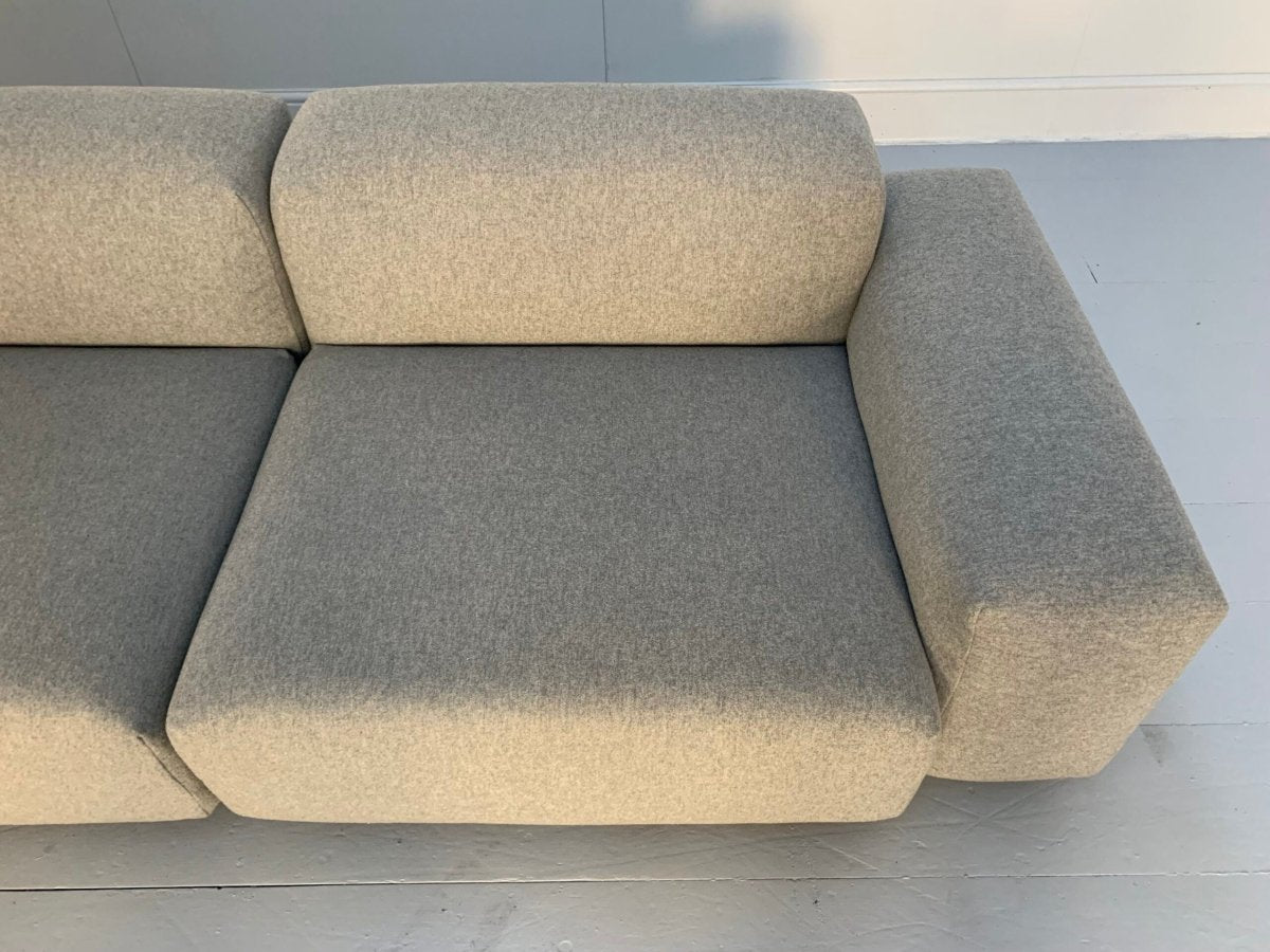 Vitra Place L - Shape Sofa - In Cosy Grey Wool @ REHAUS