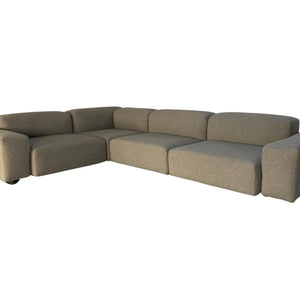 Vitra Place L - Shape Sofa - In Cosy Grey Wool @ REHAUS