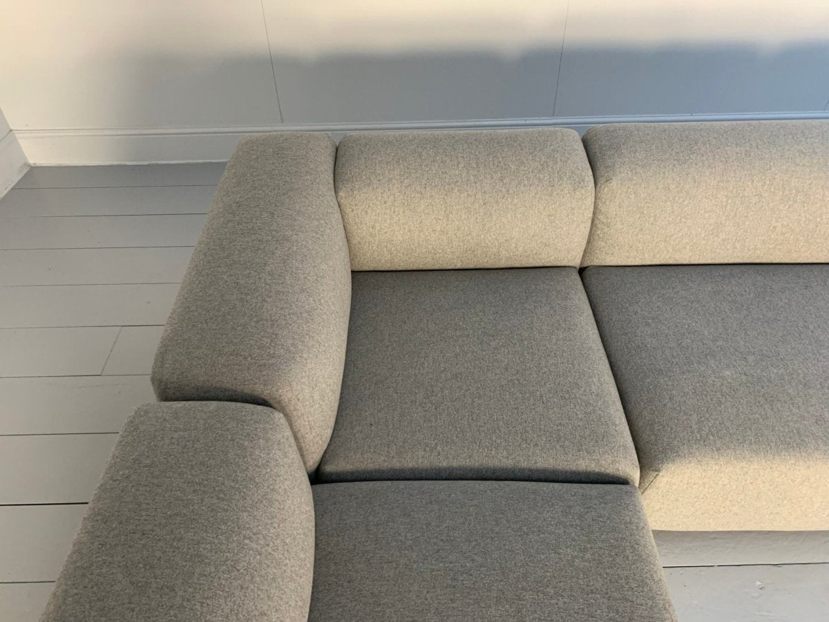 Vitra Place L - Shape Sofa - In Cosy Grey Wool @ REHAUS
