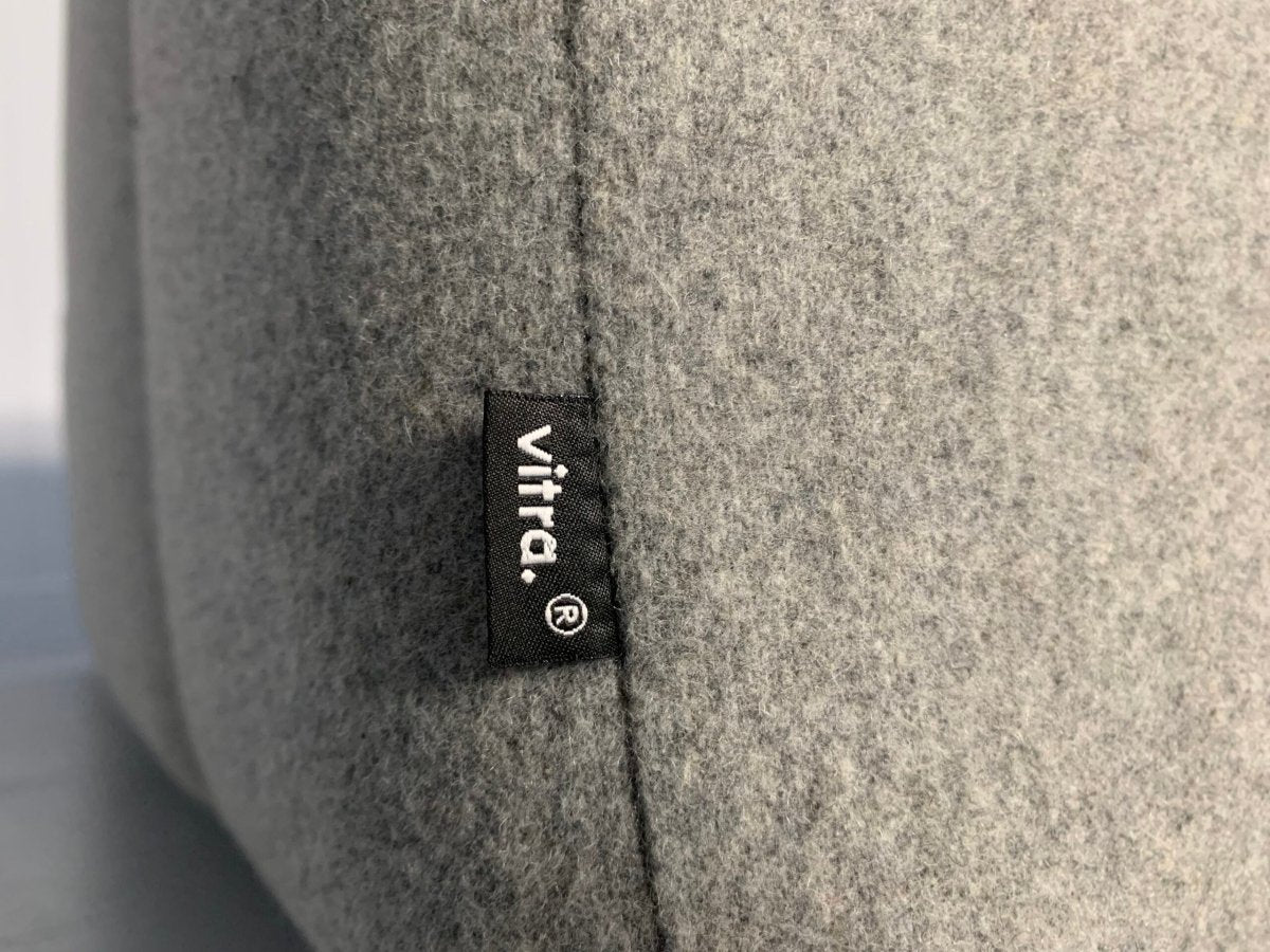 Vitra Place L - Shape Sofa - In Cosy Grey Wool @ REHAUS