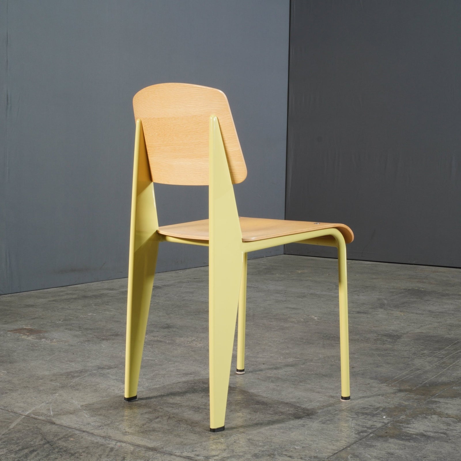 Vitra Yellow Standard Chair by Jean Prouve @ REHAUS