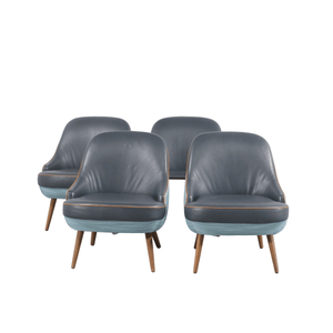 Walter Knoll 375 Armchairs, Set of Four