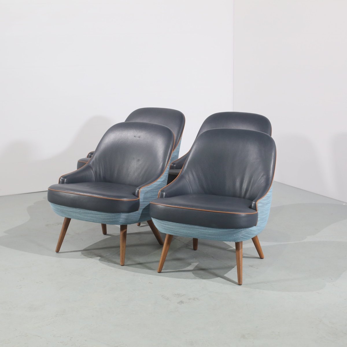 Walter Knoll 375 Armchairs, Set of Four @ REHAUS