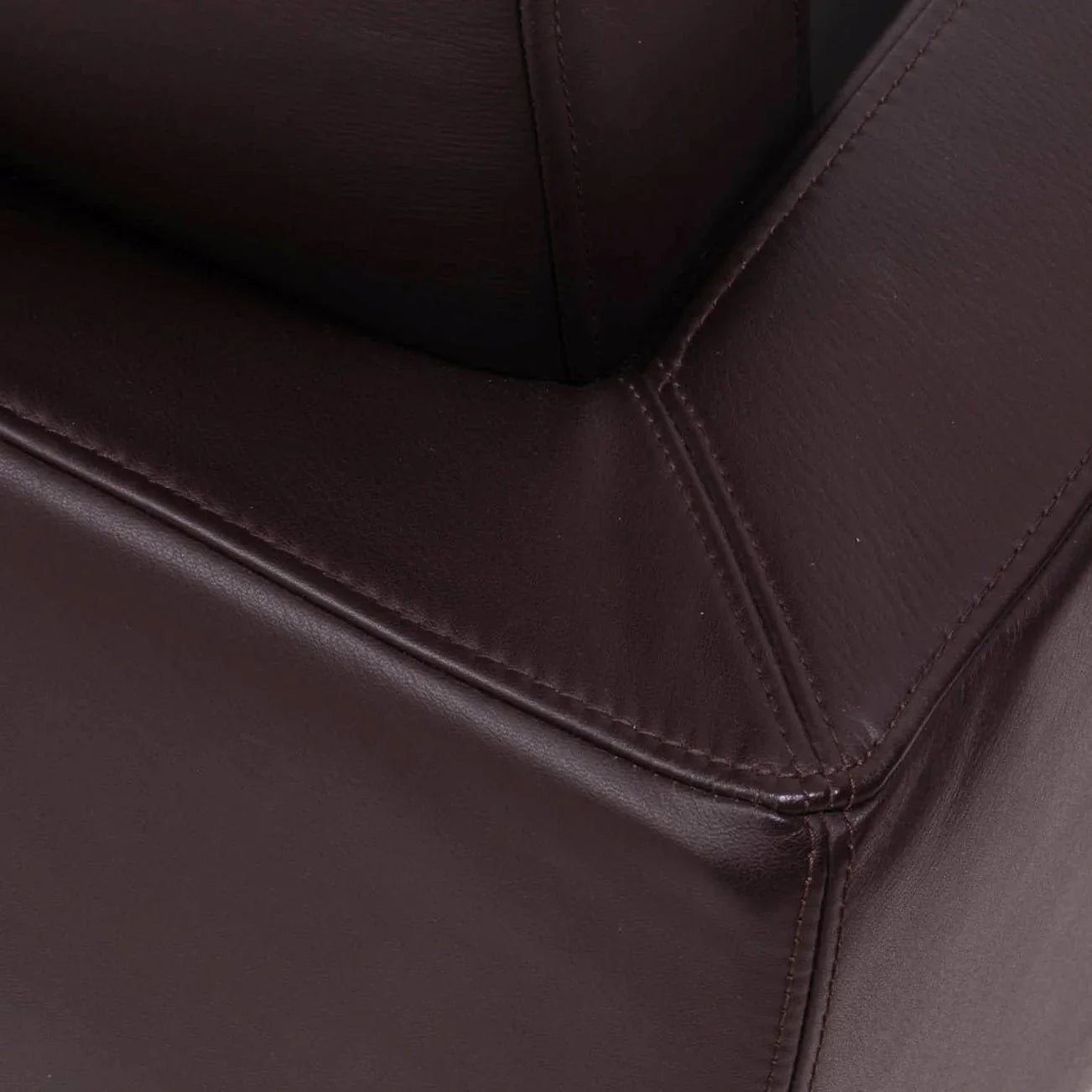 Walter Knoll Brown Leather Armchairs, Set of 2 - REHAUS - Walter Knoll