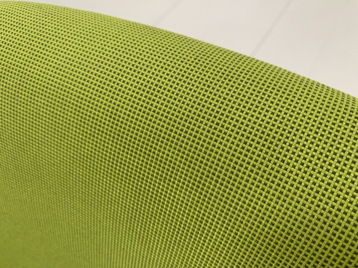 Walter Knoll Turtle Armchairs - In Lime Green Fabric, Set of Four @ REHAUS