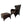 Woven Leather Armchair & Footstool - In Brown Leather @ REHAUS