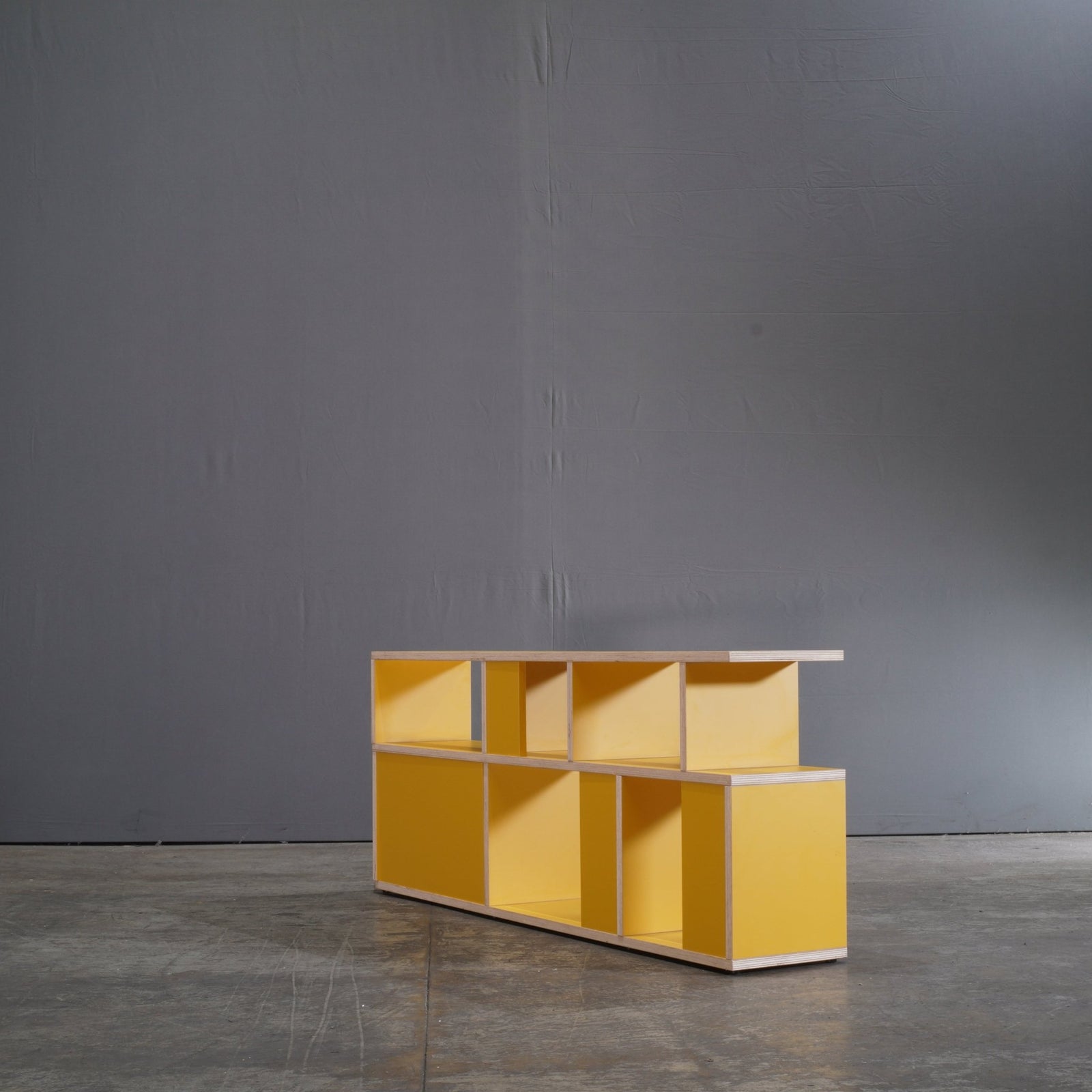 Yellow Plywood Sideboard by Tylko - REHAUS - Tylko