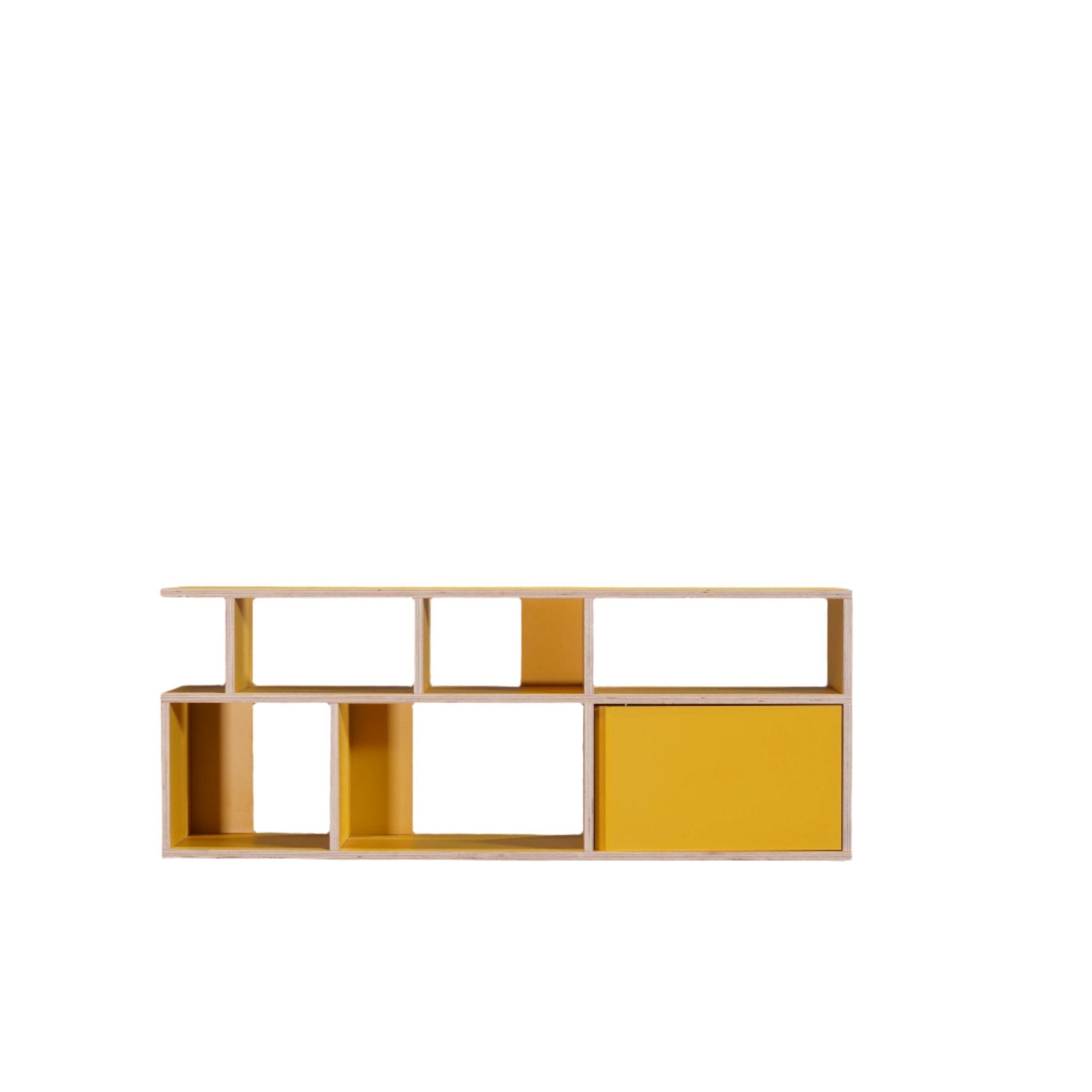 Yellow Plywood Sideboard by Tylko - REHAUS - Tylko