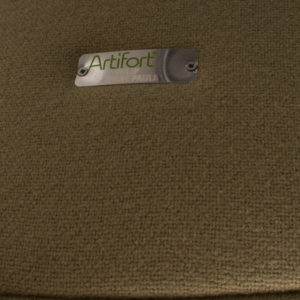 Artifort by Pierre Paulin Green Fabric Little Tulip Swivel Chair, Set of Three @ REHAUS